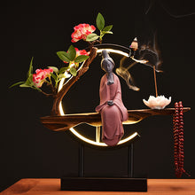 Lighting Backflow Peach Blossom Zen Decoration