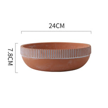 Wide Textured Grey Cement Planter