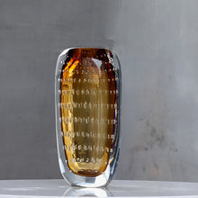 Honeycomb Transparent Thick Bottom Glass Vase | - Decorfur