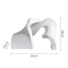 Twisted Swing Black and White Bookend | bookend - Decorfur