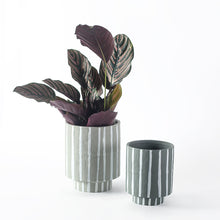 Nordic style INS high vase ceramic flowerpot indoor green planter green radish cactus potted plants with holes. | - Decorfur