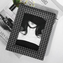 Black and White Patterned Photo frame