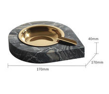 Minimilist marble ashtray | - Decorfur