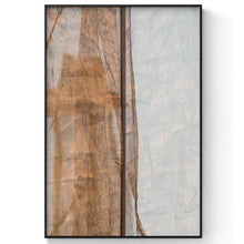Half an Half Beige Brown Painting