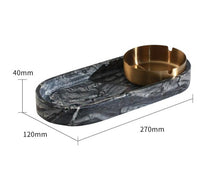 Minimilist marble ashtray | - Decorfur