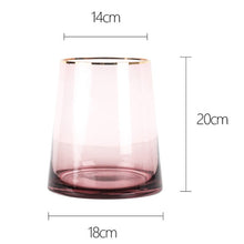 Penh Golden Rim Glass Vase