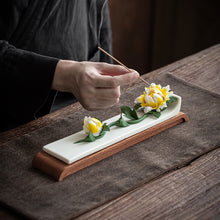 Lotus Hand Made Ceramic Incense Stick Holder