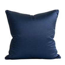 Dark Blue Abstract Pattern Pillow Cover (Set of 2)