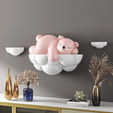 Cloud Bear Three Dimensional Wall Hanging