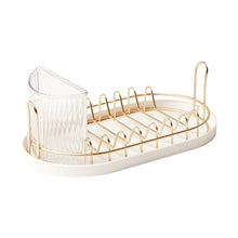 Light Luxury Green Draining Dish Rack