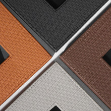 Modern luxury tan leather picture frame