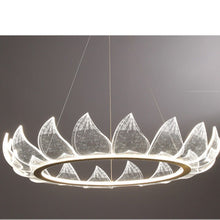 Lotus Glass Chandelier