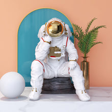 Golden head astronaut decor / figurine | - Decorfur
