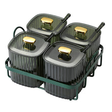 Light Luxury Green Spice Storage Set