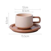 Contrast Pastel Cups and Plates (set of 2)