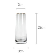 Penh Golden Rim Glass Vase