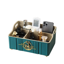 Miscellaneous things on modern coffee table, mobile phone, ipad, empty, TV remote control, storage box, desktop cosmetics, sorting and storage. | - Decorfur
