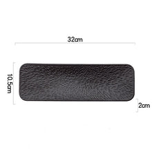Rectangular Round Edged Textured Tableware