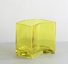 Creative irregular flat Jar Vase transparent hydroponic flower arrangement living room dining table porch model room handicraft ornaments | - Decorfur