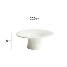 White High Feet Tableware