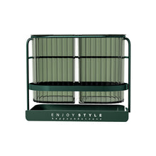 Kitchen Storage Rack With Metal Stand