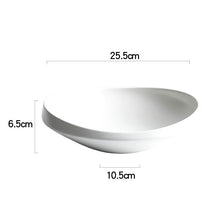 White European ceramic plate