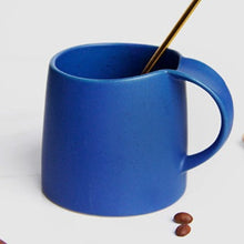 Solid Blue Ceramic Mug (Set of 2)