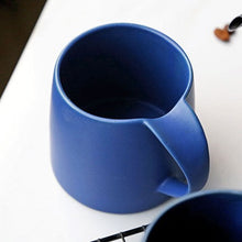 Solid Blue Ceramic Mug (Set of 2)