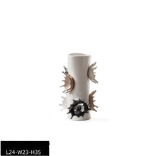 Water Splash White Vase
