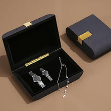 Minimal Black and Gold Jewelry Box | storage box - Decorfur