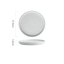 Japanese Hammered Minimal Plate