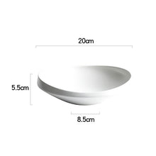 White European ceramic plate