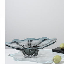 Lotus Leaf Glass Bowl Tray