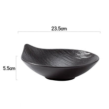 Droplet Black and White Tableware