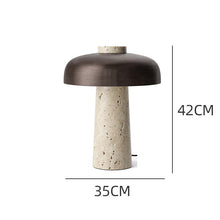 Danish design mushroom bedroom bedside table lamp