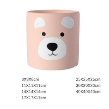 Cute abstract bear planter