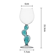 Cactus Base Wine Glass (SET OF 2)