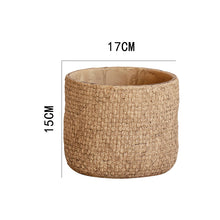 Jute Textured Cement Planter
