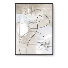 Single Line Character Painting