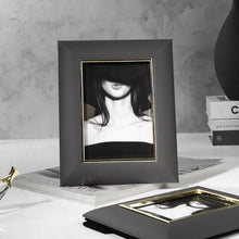 Minimal Black and Golden Photo Frame