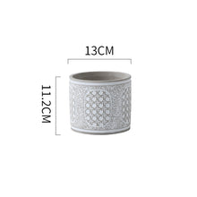 Grey White Cement Planter