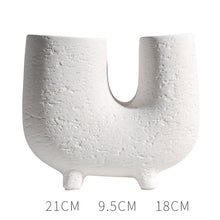 Golden Dot White textured Vase