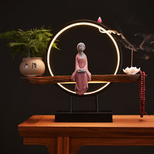 Lighting Backflow Peach Blossom Zen Decoration