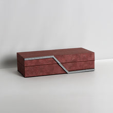 Maroon Luxury Leather Jewelry Box