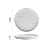 Japanese Hammered Minimal Plate