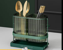 Ribbed Wall Mounted Golden Detail Spoon Stand
