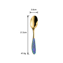 Flower Embossed Retro Cutlery