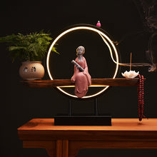 Lighting Backflow Peach Blossom Zen Decoration
