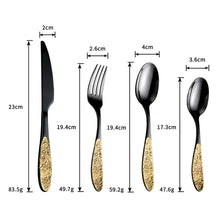 Flower Embossed Retro Cutlery