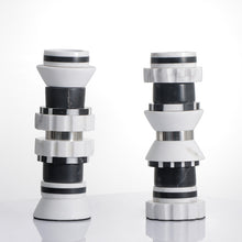 Black and White Candle Holder
